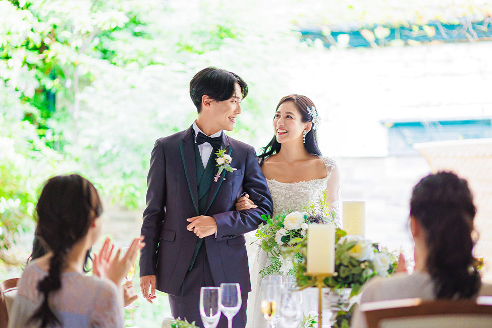 ガーデンが見える開放的な空間