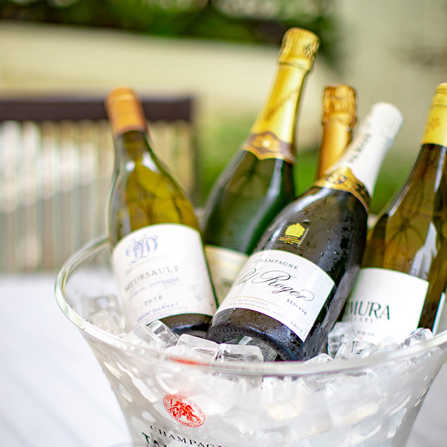 ガーデンウエディングでのドリンクもオシャレに楽しむ